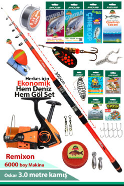 phantom fishing equipments Her seviye için Eko hem deniz hem göl olta seti