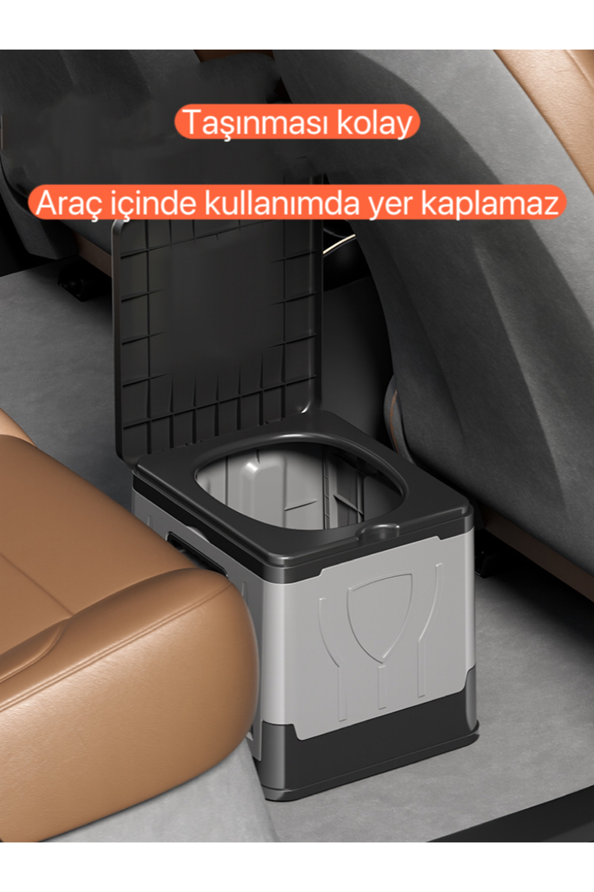 SHUFA Katlanır Portatif Kamp Tuvalet. Tekne Ve Karavan Tuvaleti. - Büyütülmüş Boyut - Görsel 3