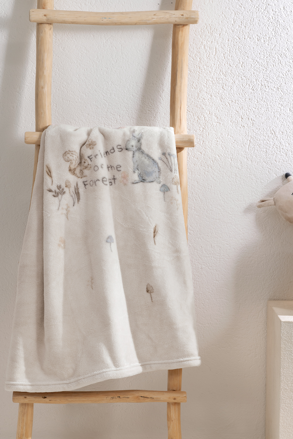 Yataş Mini Wonderland Wellsof Bebek Battaniyesi - Krem - Görsel 2