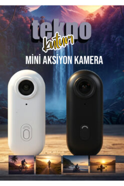 TEKNOKUTUM Full HD 1080P Göğüs Kamerası Motosiklet Bisiklet ve Scooter Kullananlar İçin-8GB SD Kart Hediyeli