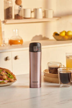 Karaca Pluton Çelik Sızdırmaz Termos 450 Ml Rose Gold
