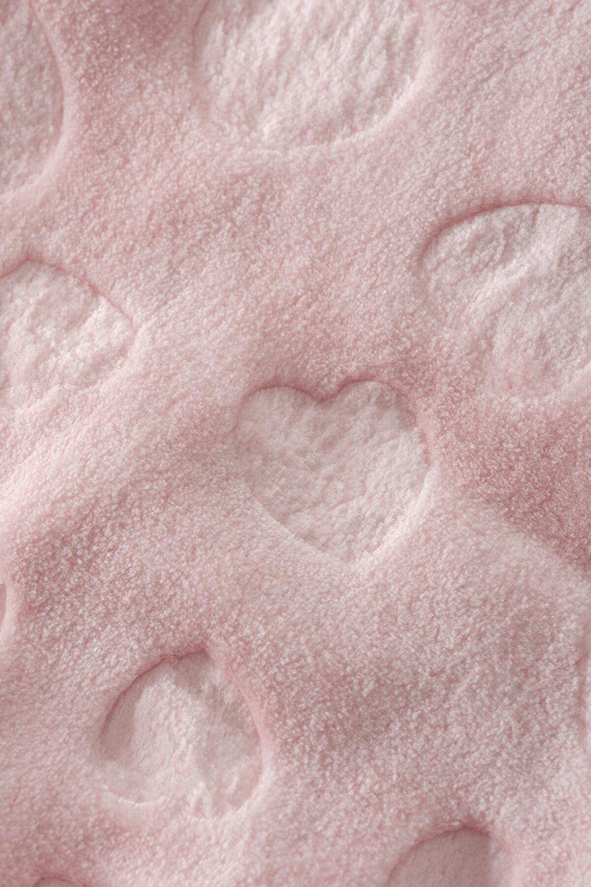 Soley AMORE | Emboss Kabartmalı Kalpli Çift Kişilik Battaniye | 220x240 cm - Görsel 3