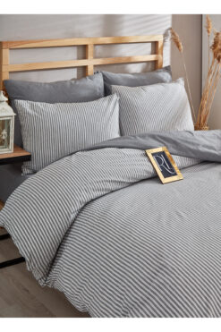 Ricco Lifes Zebra Tek kişilik Pamuklu Çarşaflı Nevresim Takımı