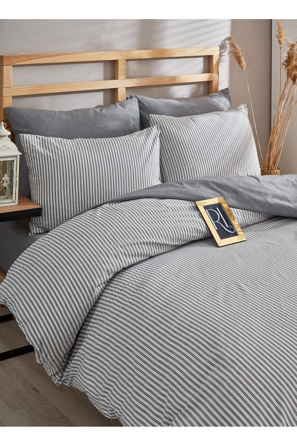 Ricco Lifes Zebra Tek kişilik Pamuklu Çarşaflı Nevresim Takımı