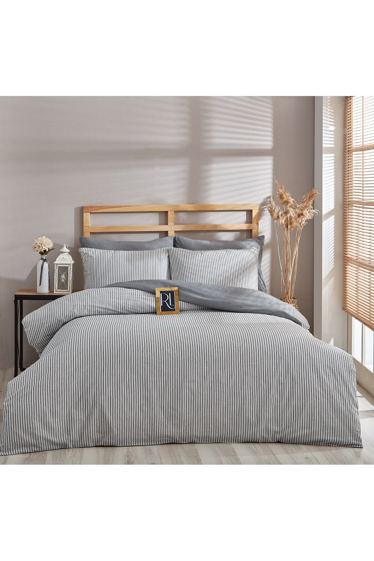 Ricco Lifes Zebra Tek kişilik Pamuklu Çarşaflı Nevresim Takımı - Görsel 3