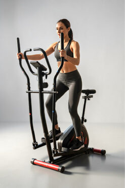 Voit V-FIT BY 2'si 1 Arada Nabız Ölçer Kondisyon Bisikleti - Eliptik Bisiklet - Kondisyon Aleti