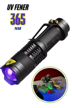 TAREZ UV-102 365 NM UV El Feneri | Doğal Taş, Leke, Oje Kurutma Ultraviyole Fener