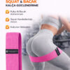 GAZELMANYA Pilates Lastiği Squad Bandı Orta Sert Squat Bant Fitness Kalça Egzersizi Direnç Bandı Loop Band