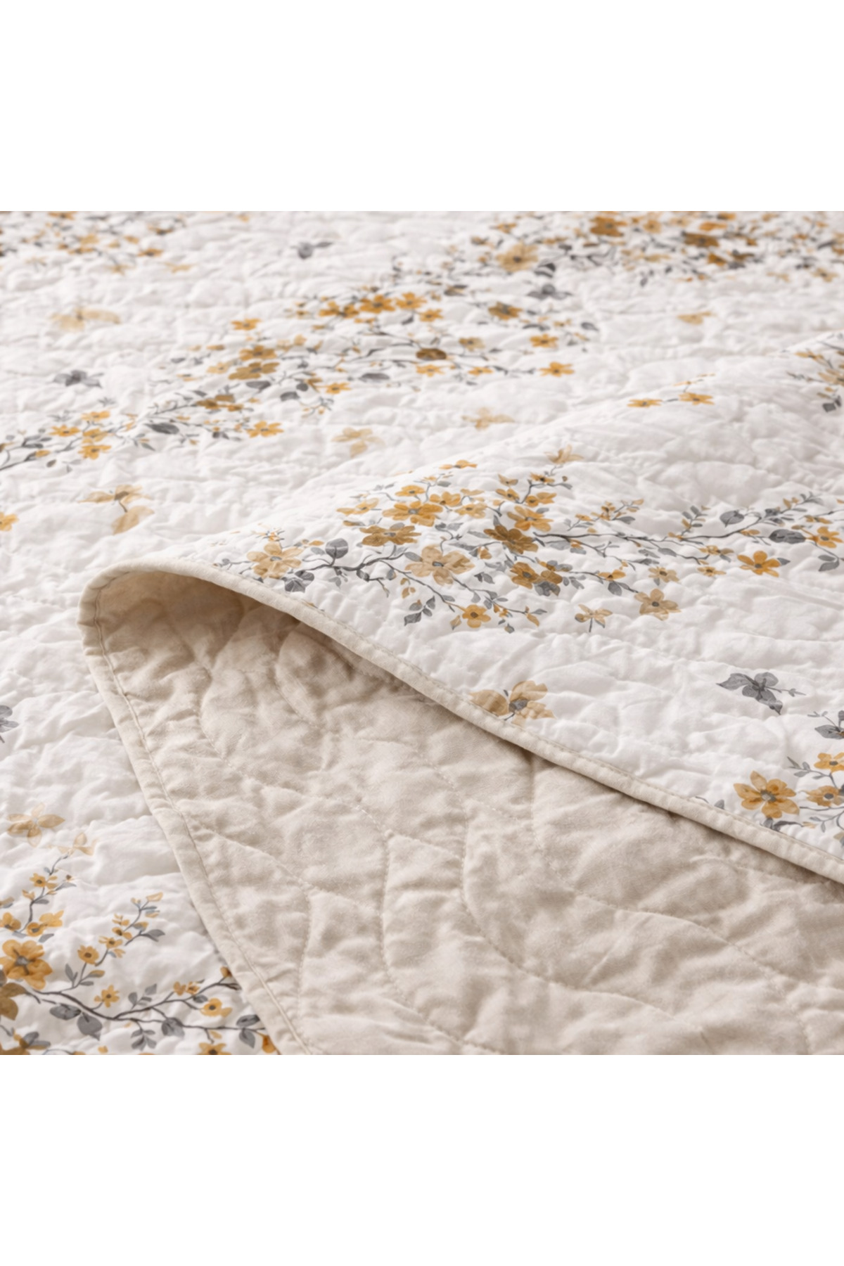 cs ilkim Kapitone Pamuklu Çift Kişilik, Çok Amaçlı Yatak Örtüsü / Pike 200 x 230 cm (YENİ MODEL) - Görsel 3