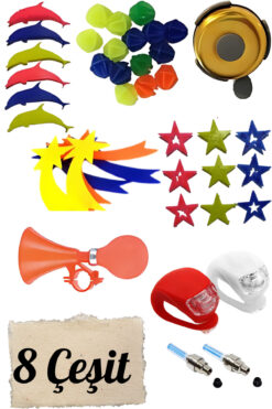 hırdawhat Bisiklet Dekoratif Süs Seti 8 Parça