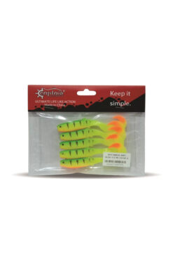 CAPTAIN 3571 Taifun Soft 10cm Levrek Silikonu 5'li Paket Suni Yem 4