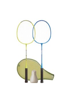 Decathlon Yetişkin Badminton Raket Seti - Sarı/Mavi - Fun BR130 AD