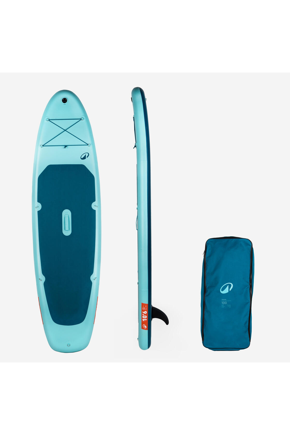 Decathlon Itiwit Şişme Stand Up Paddle Seti - 10'6' - 1 Veya 2 Kişilik - Mavi - 100