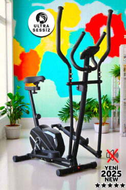 Voit Vfit by Manyetik Eliptik Bisiklet – Sessiz Çalışan Ev Tipi Eliptik Kondisyon Bisikleti Spor Aleti