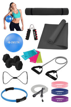 Delta Dolu Dolu Set! Pilates Seti – Evde Eksiksiz Spor Deneyimi Pilates Ekipmanları ile daha esnek!