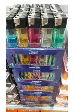 Toscow Toskow Manyetolu Çakmak 50 Li Şeffaf Cam Doldurulabilır