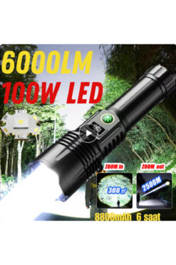 farissu Gold Orion Ledli Zomlu Uzun Menzil Kamp El Feneri Dağcı Ve Güvenlik Ekipmanları