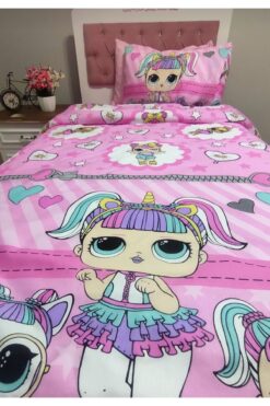 Gasel Home Lol Bebek Tek Kişilik Nevresim Takımı (ÇARŞAFI LASTİKLİ)
