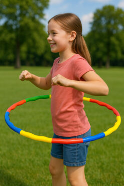 Leyaton Hulahop Renkli Hula Hop 67 Cm Hulalop Çember