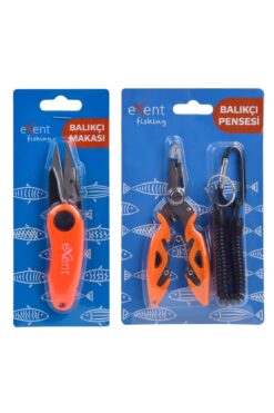 Exent Çelik Uçlu Balıkçı Makası ve Pensesi