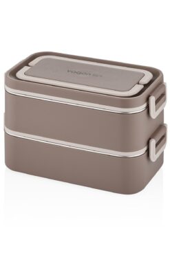 Vagonlife 2000 ML 2 Kat Paslanmaz Çelik Çorba Kaseli Bento Lunch Box Yeni Nesil Sefer Tası -FFLBOX01