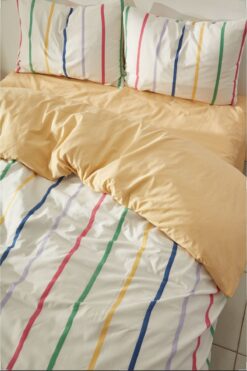 Ricco Lifes Sarı Summer Bomb Nevresim Takımı Tek Kişilik (ÇARŞAFSIZ)