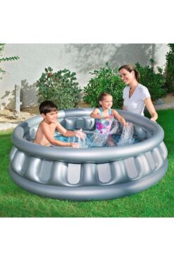 BESTWAY 51080 Şişme Havuz 152x43cm Metalik Gri