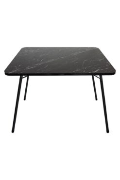 Bofigo 60 x 80 cmGranit Desenli Katlanır Balkon Bahçe Kamp Masası