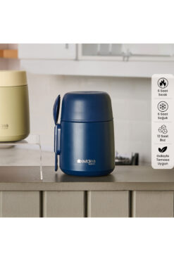Evidea Kitchen Yemek Termosu - Lacivert - 500 ml