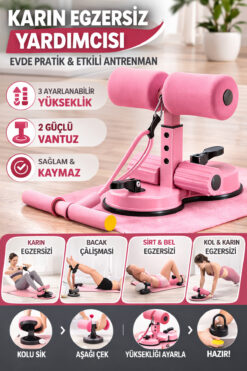 POBO VK45 Vakumlu Egzersiz Mekik Kondisyon Kürek Aleti Egzersiz Aleti Vakumlu aleti, ev tipi spor aleti