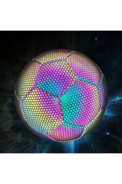 TECHCG Yansıtıcı  Holografik Işıklı  Parlayan Futbol Topu  No:5