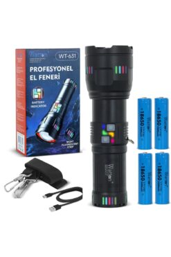 Watton Lazer Etkili Profesyonel El Feneri 30.000 Lümen WT-631