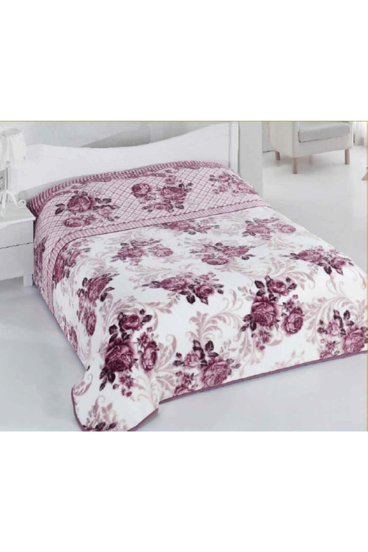Sarar Çift Kişilik Battaniye-rosrey Gül Kurusu