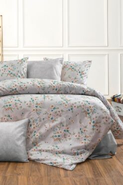 CANDAN ÇEYİZ Lastikli Çarşaflı Çift Kişilik Nevresim Takımı