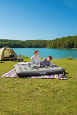 BESTWAY Ultra Queen 2 Kişilik Şişme Yatak + El Pompası Hediyeli 191x137x22cm 671GZ BW143