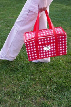 e-Bizz Store Lüks Isı Yalıtımlı Termal & Termo Çanta Büyük Boy Piknik & Plaj & Tatil Çantası