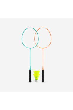 Decathlon Yetişkin Badminton Raket Seti - Turkuaz/Turuncu - BR100 AD