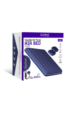 auhma AFB1 Çift Kişilik Şişme Yatak | Dahili Pompalı | 203x152x22cm | Kamp & Ev Kullanımı İçin