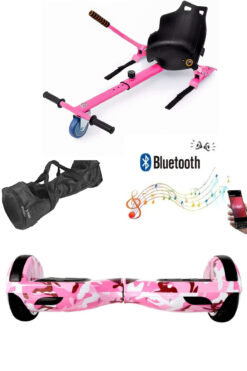 CityMate Elektrikli Kaykay Scooter Hoverboard Akıllı Denge 6.5 Inch + Hover Kart + Çanta EXTREM PAKET D05