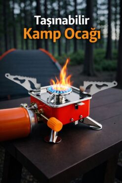plant-home Portatif Kamp Ocağı Kartuşlu – Outdoor, Kamp ve Piknik İçin Gazlı Ocak