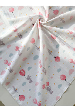 COOLMINIES Çok Amaçlı Müslin Örtü , Müslin Yenidoğan Bebek Battaniyesi, %100 Pamuk, Müslin Bez 80*90 cm