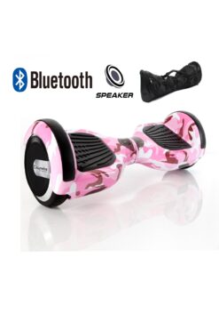 CityMate Smart Balance Elektrikli Kaykay Hoverboard Çanta Hediyeli Bluetooth Hoparlörlü Desenli