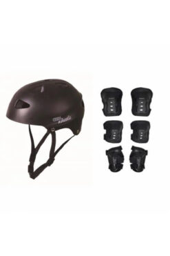 Numaca Cool Wheels Çocuk Bisiklet Paten Kaskı - Dizlik Dirseklik Kask Full Koruyucu Set 7 Parça