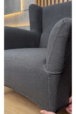 EJMEL bohem koltuk örtüsü yeni fason BOHEM kumaş bajyer kılıfı tekli örtüsü esnek lastikli AKALİTE