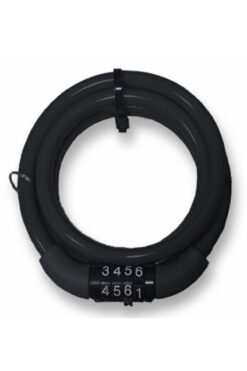 Asroya Bisiklet Kilidi Şifreli 8x100 Siyah Renk Bisiklet Kilit Bisiklet Aksesuarı