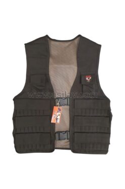 Asil Avcı Yelek 48 Fişeklikli Ayarlanabilir Haki Yelek Meşe Ağaç Dsn,her Bedene Uygun Ayarlanabilir.