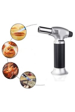 Genel Markalar Nanopro 1300derece Pürmüz Alevli Çakmak Isı Tabancası Metal Gövde Mutfak Kamp Çakmağı