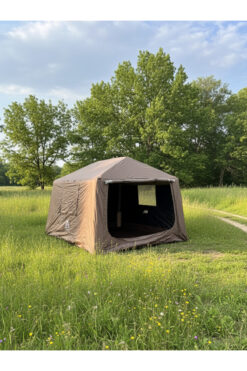 Onetick Fischer 6-8 Kişilik Tenteli Fresh&Black Şişme Çadır (Baca Çıkışlı) 250x290x190cm