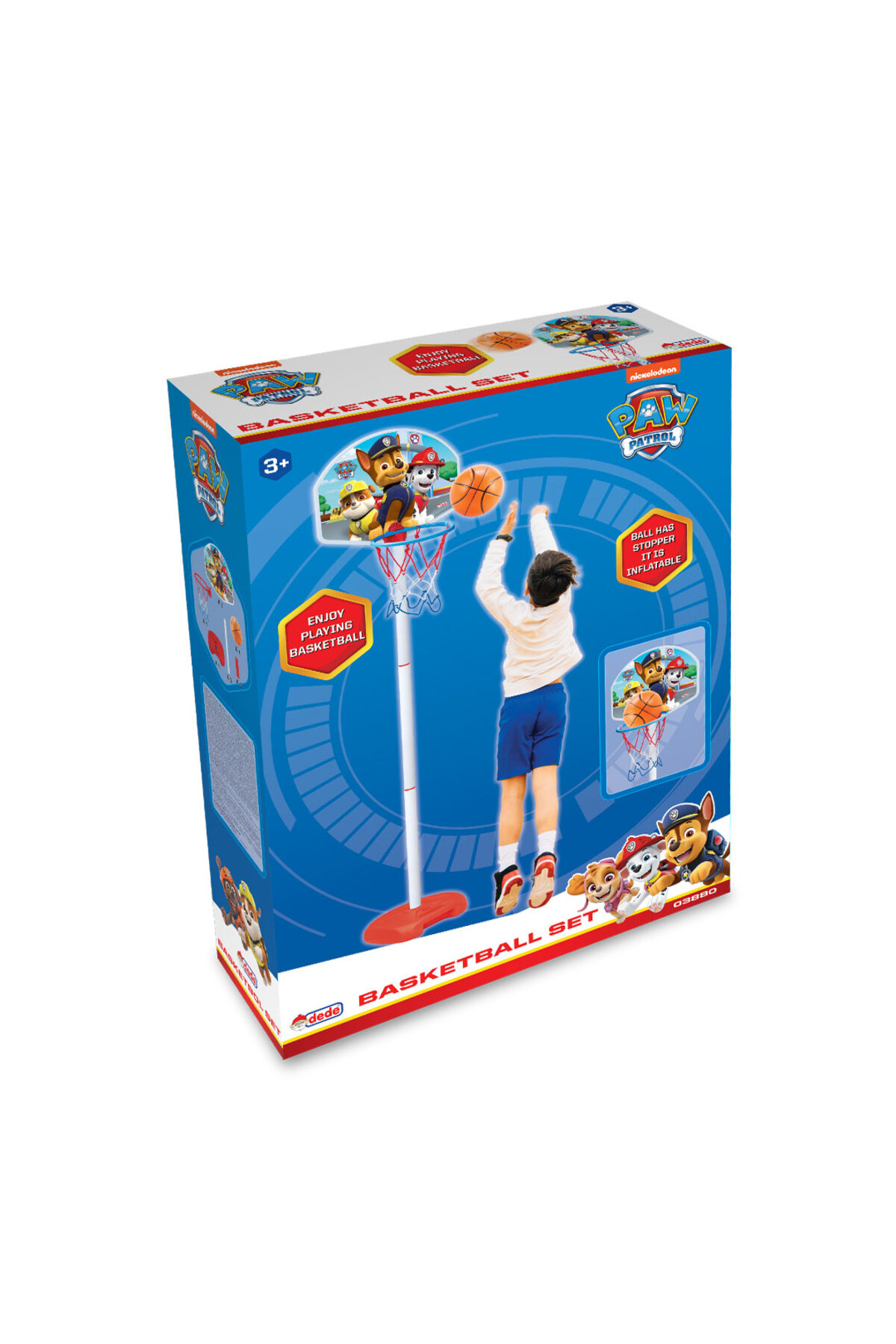 Sayıcı Kids Paw Patrol Büyük Ayaklı Basketbol Seti | Çocuklar İçin Spor Oyuncak | Eğlenceli Aktif Oyun - Görsel 3