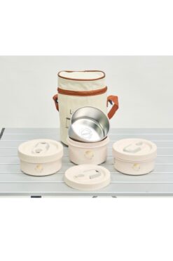 LUNCH BOX Yemek Termosu Paslanmaz Çelik 3 Katmanlı Sefer Tası 1,70 Lt